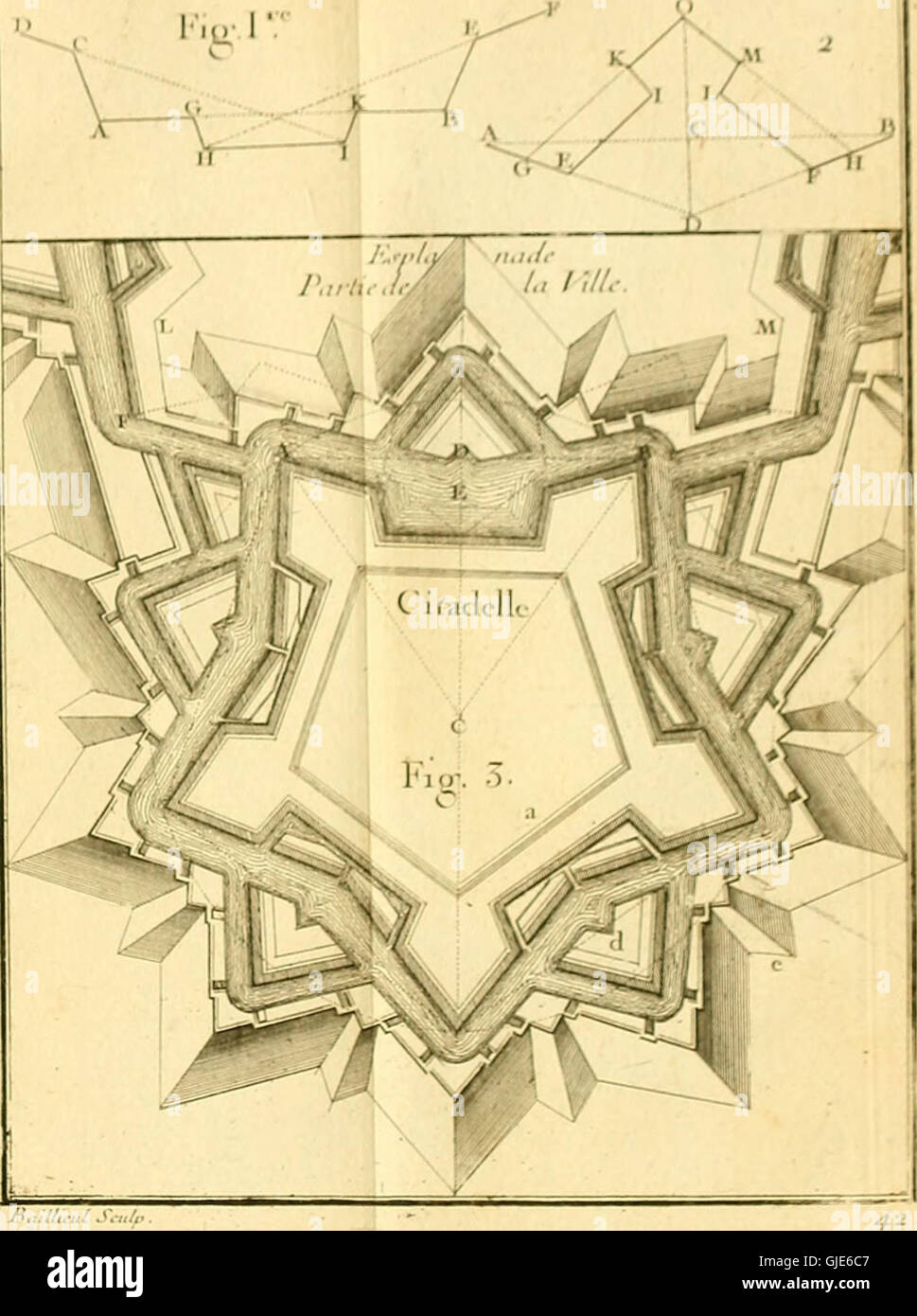 Cours de mathó9matique - contenant toutes les parties de cette science, mises À la portó9e des commenó7ants (1757) Stock Photo