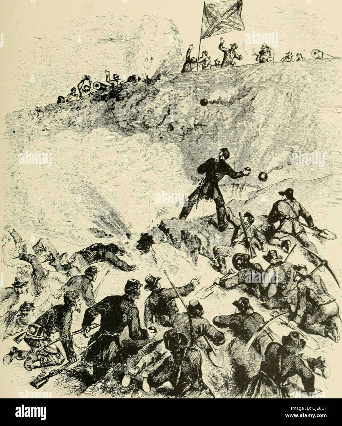 'Reminiscences of the War of the Rebellion' is a memoir published in 1911, offering a firsthand account of the American Civil War. The book provides personal perspectives on the conflict, its impact on soldiers, and its broader historical context. Stock Photo