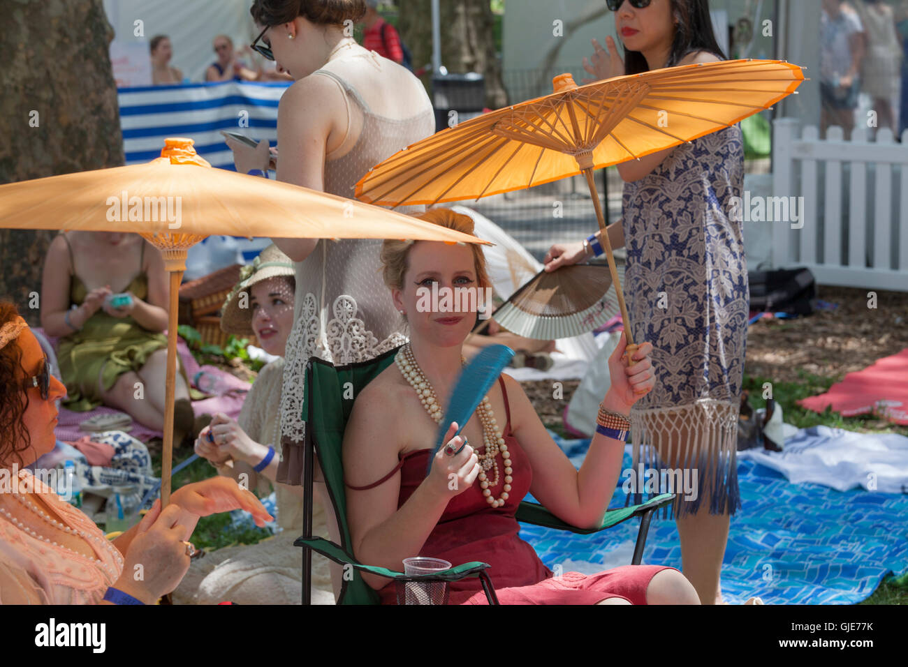 Atmosphere during 11th annual Jazz Age lawn party by Michael Arenella ...