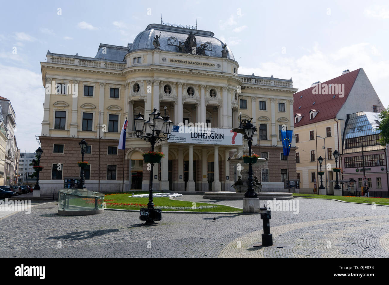 The Slovak National Theatre and the Historic Opera Building in
