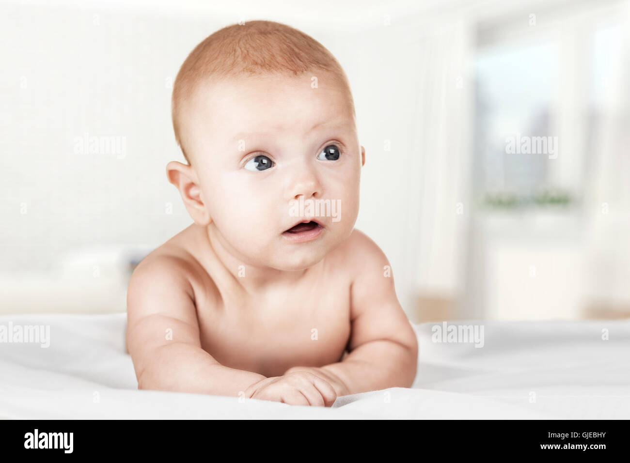 Portrait of a baby girl Stock Photo - Alamy