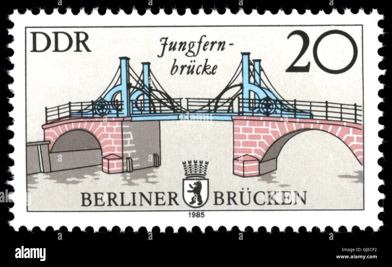 This 1985 DDR MiNr 2973 I stamp commemorates the 40th anniversary of ...