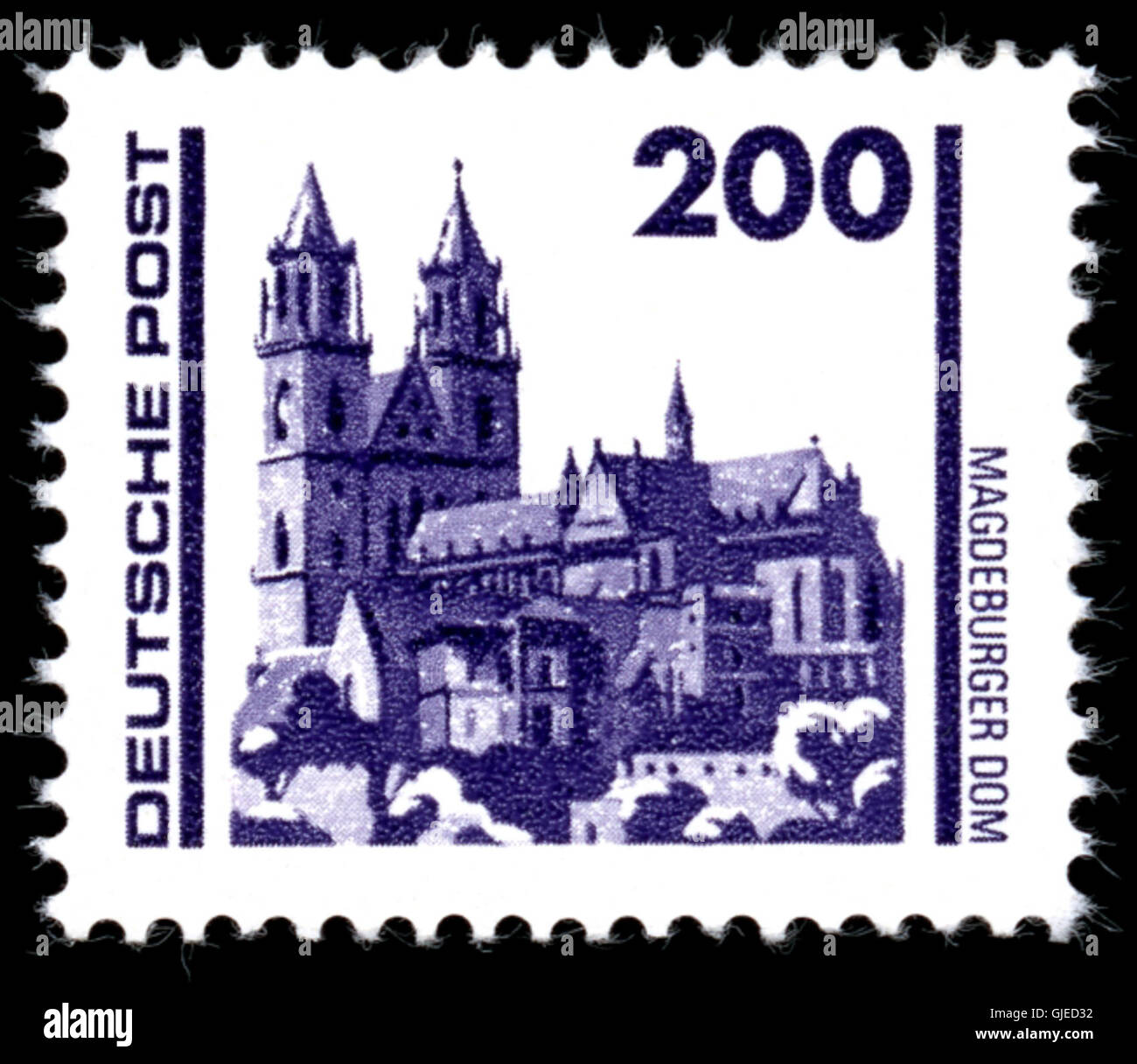 Stamps of Germany (DDR) 1990, MiNr 3351 Stock Photo
