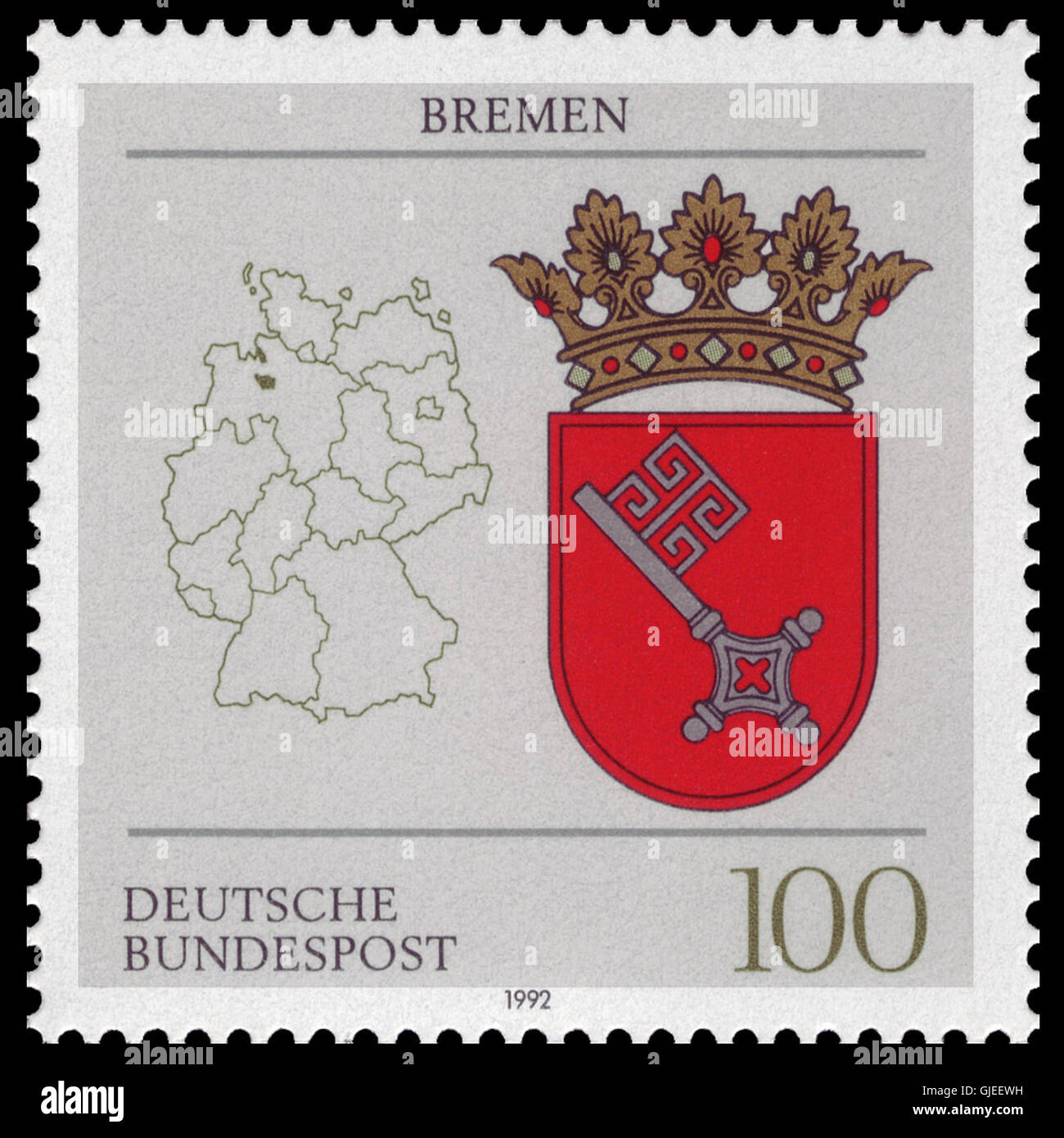 with-the-coat-of-arms-of-the-city-of-bremen-hi-res-stock-photography