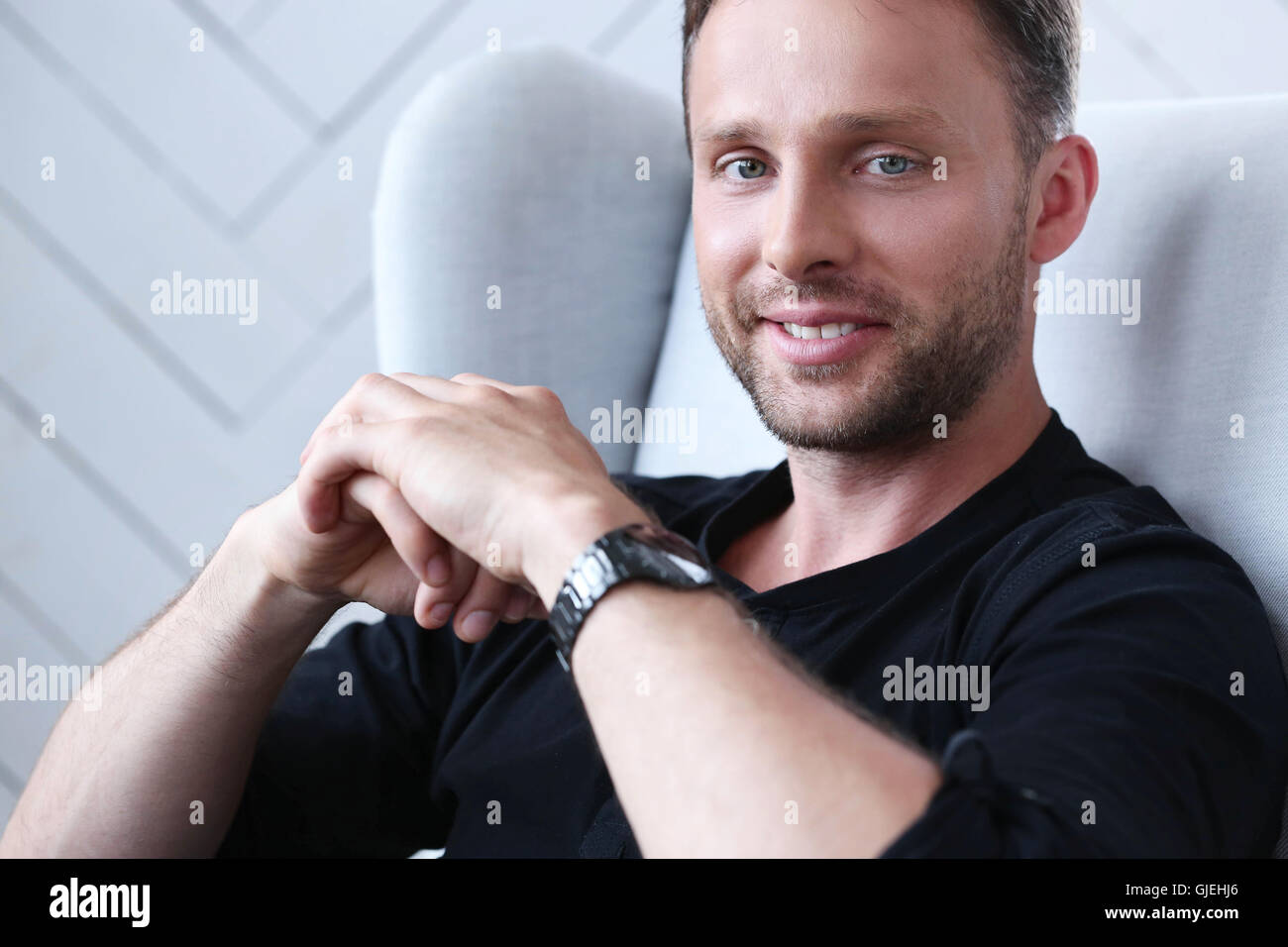 One adult man hi-res stock photography and images - Alamy