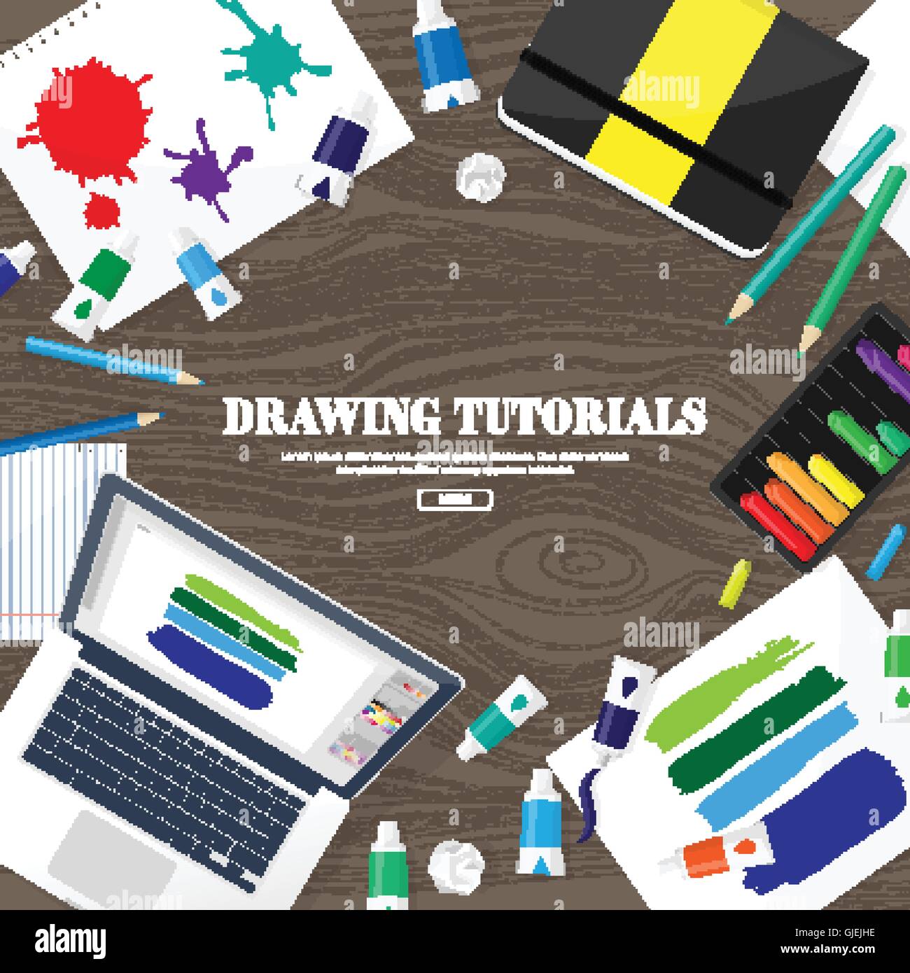 Graphic web design. Drawing and painting. Development. Illustration ...