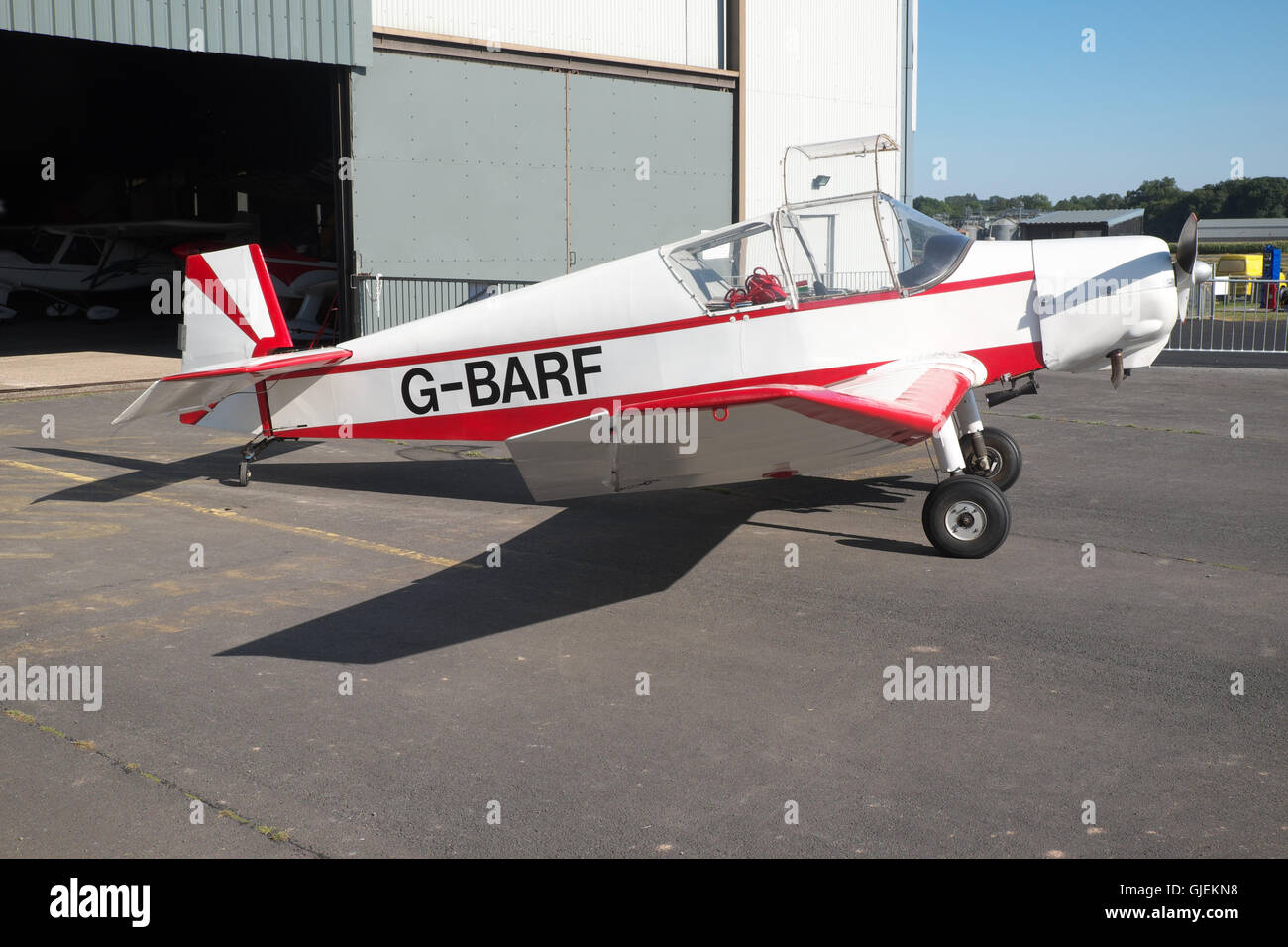 Jodel D112 light aircraft French design built in 1960 Stock Photo