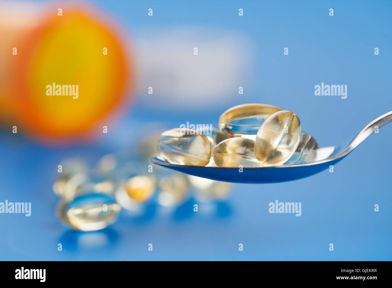 vitamin d. Omega 3 Stock Photo Alamy
