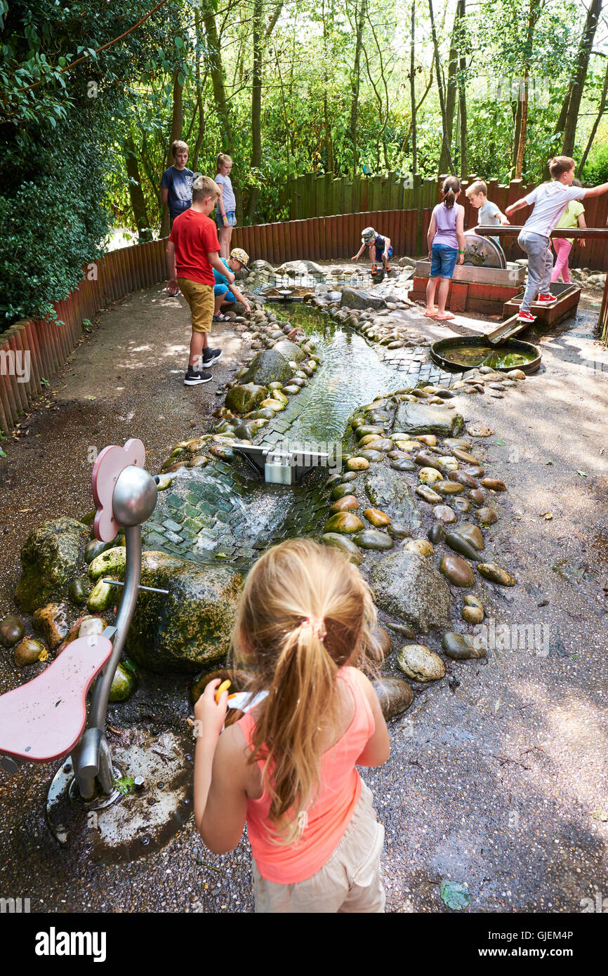 Water Play Area At Conkers An Attraction Within The National Forest