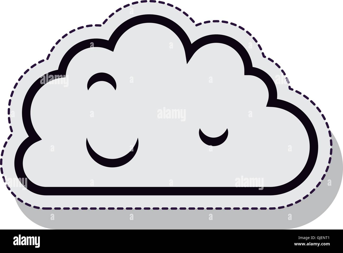 cloud single isolated icon Stock Vector Image & Art - Alamy