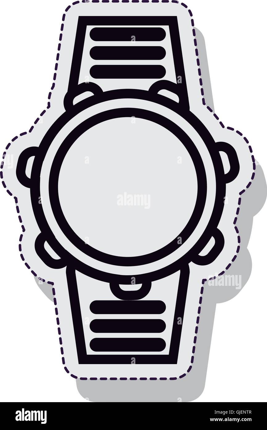 watch time isolated icon Stock Vector Image & Art - Alamy