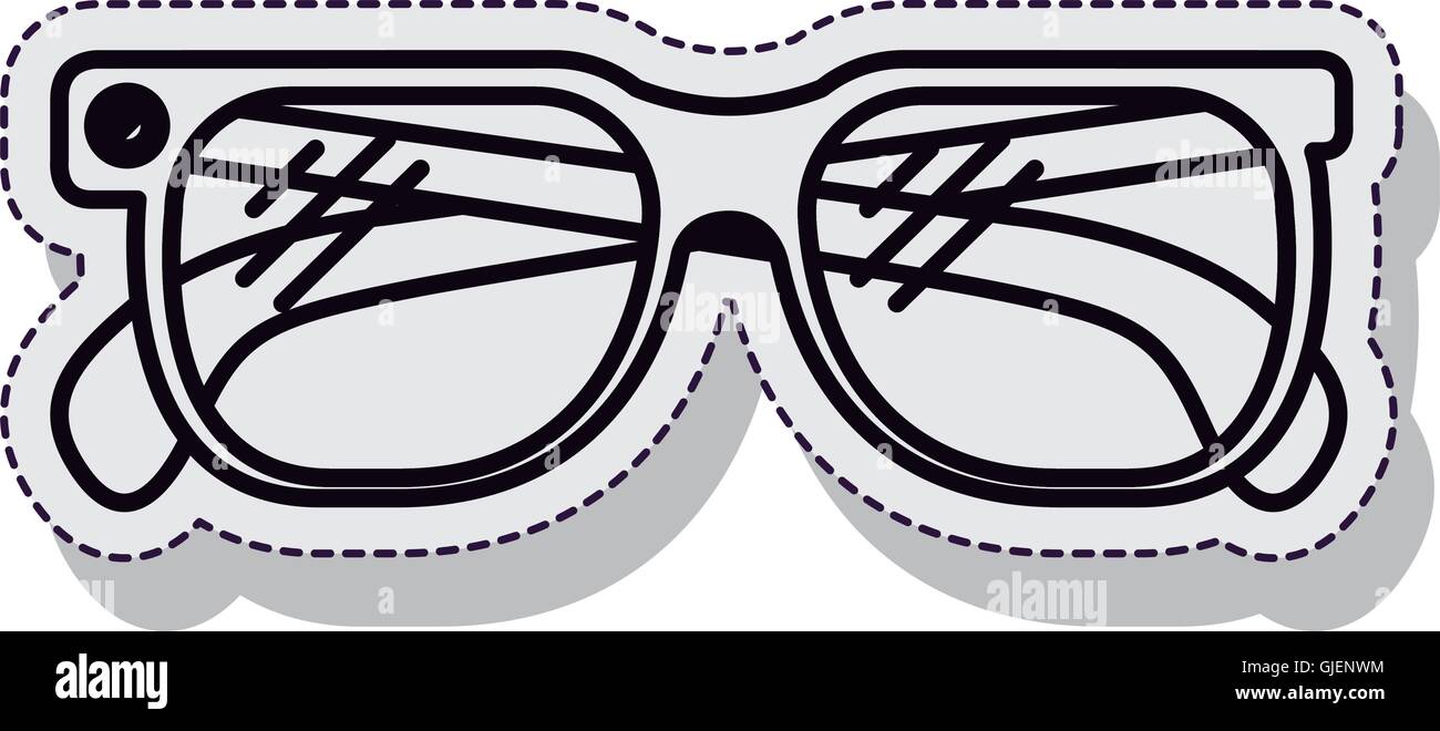 sunglasses summer isolated icon Stock Vector Image & Art - Alamy