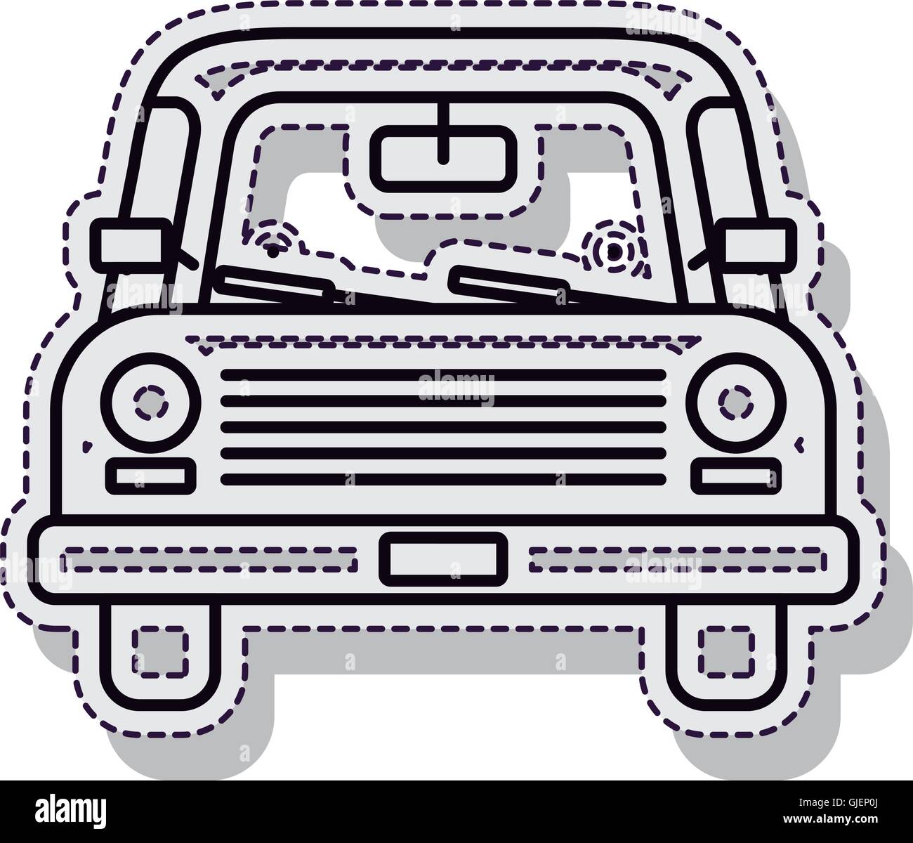 car vehicle isolated icon Stock Vector Image & Art - Alamy