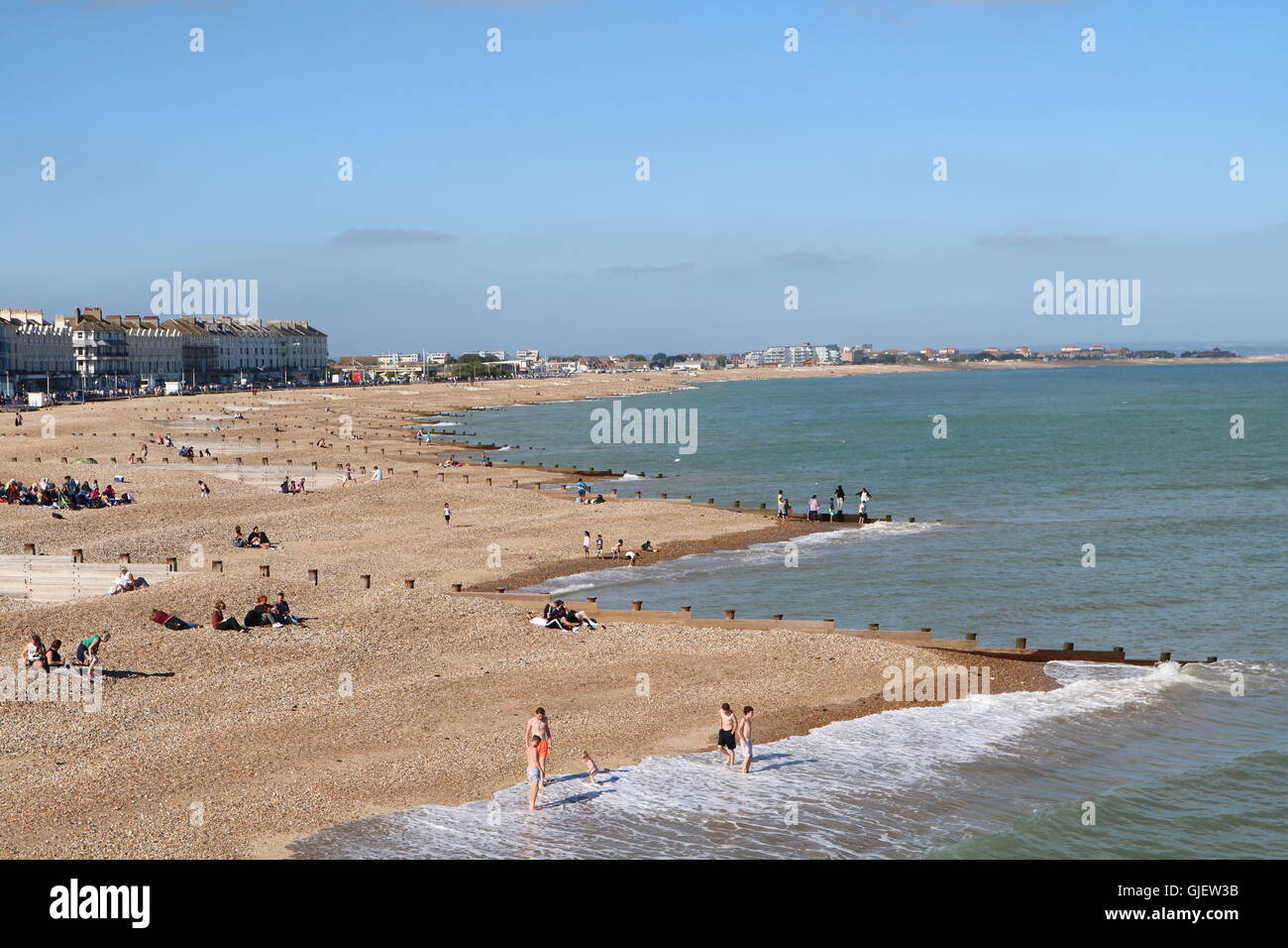 Eastbourne beach hires stock photography and images Alamy