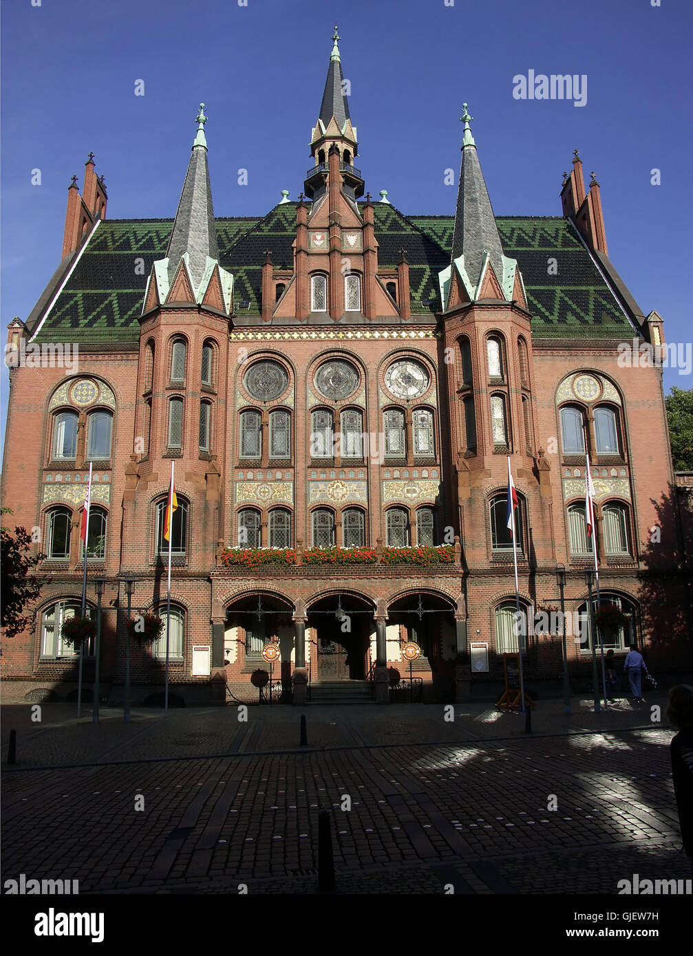 neumunster rathaus Stock Photo Alamy