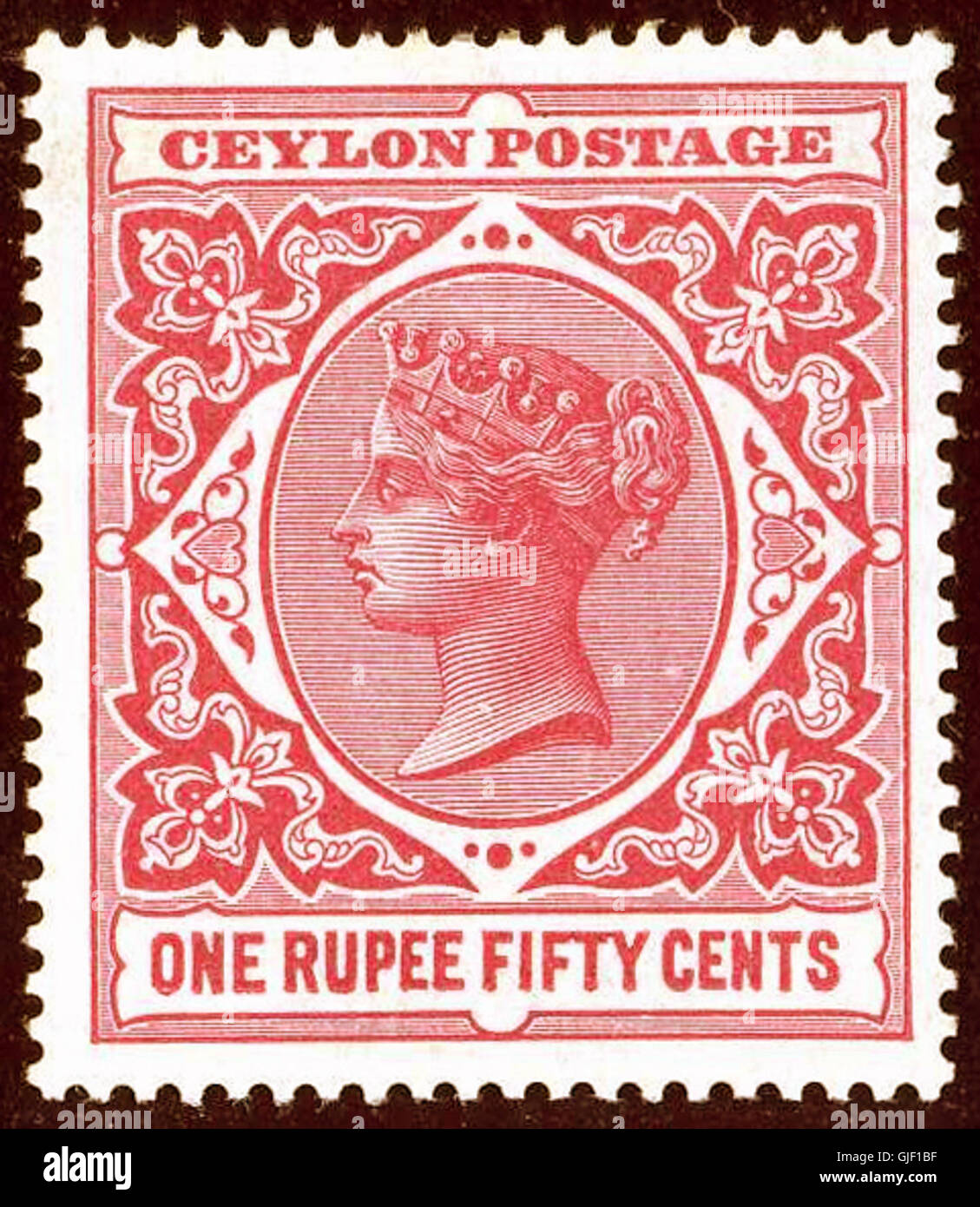 Stamp ceylon hi-res stock photography and images - Alamy