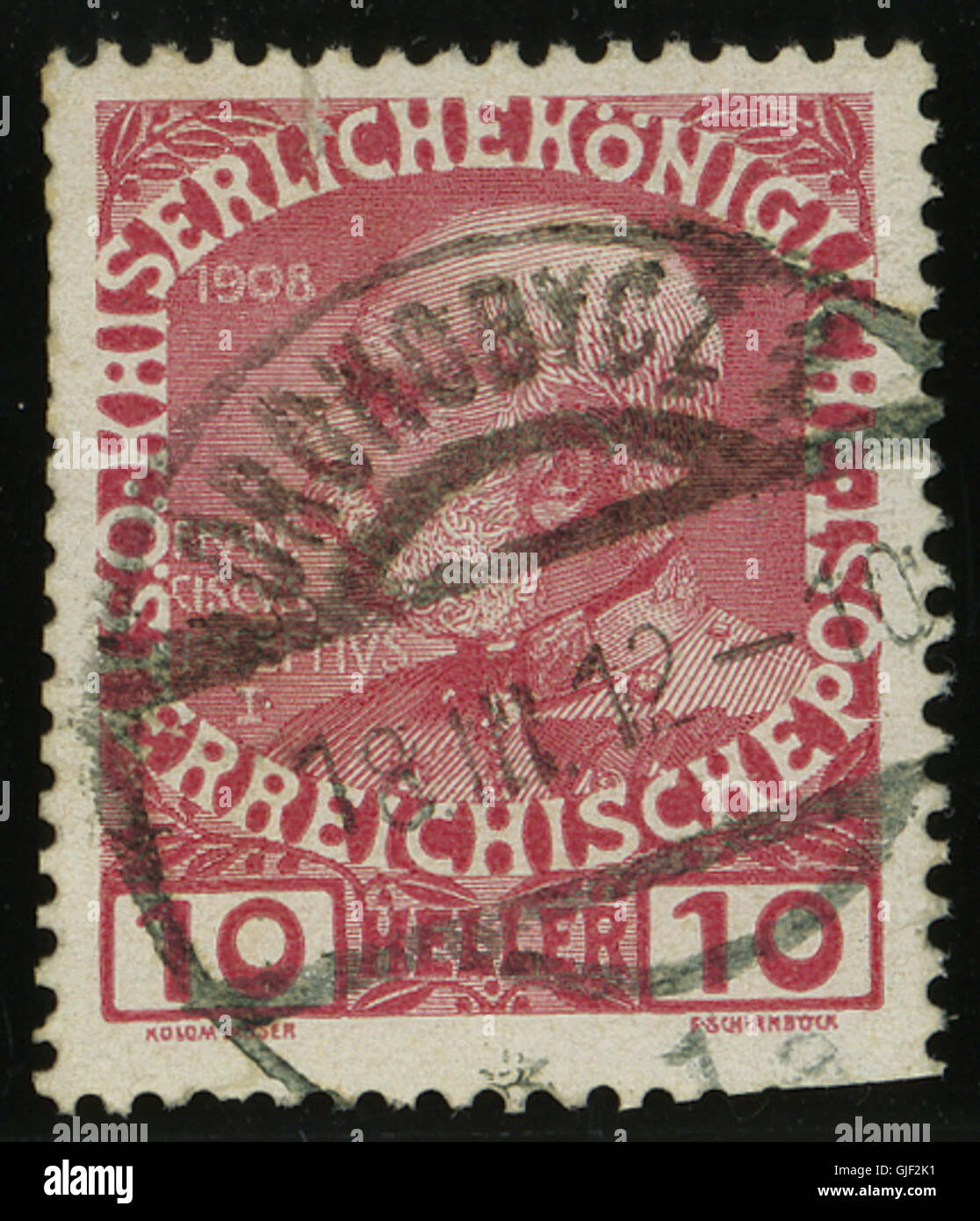 1912 DROHOBYCZ 10h Ukr Stock Photo