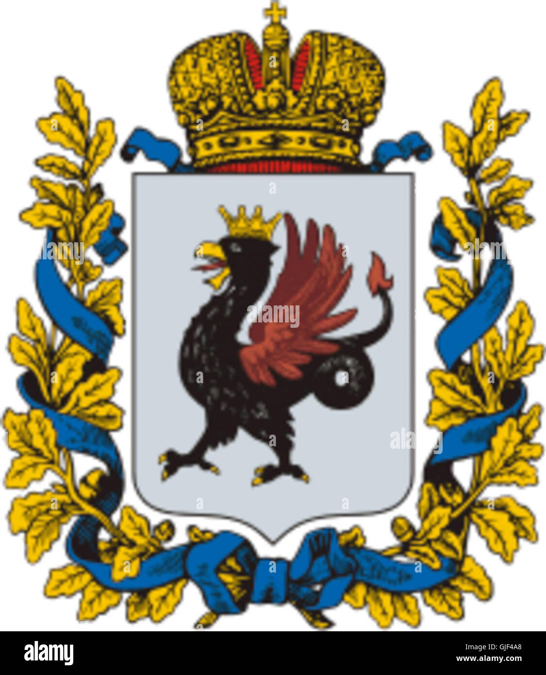 Coat of Arms of Kazan gubernia (Russian empire Stock Photo - Alamy