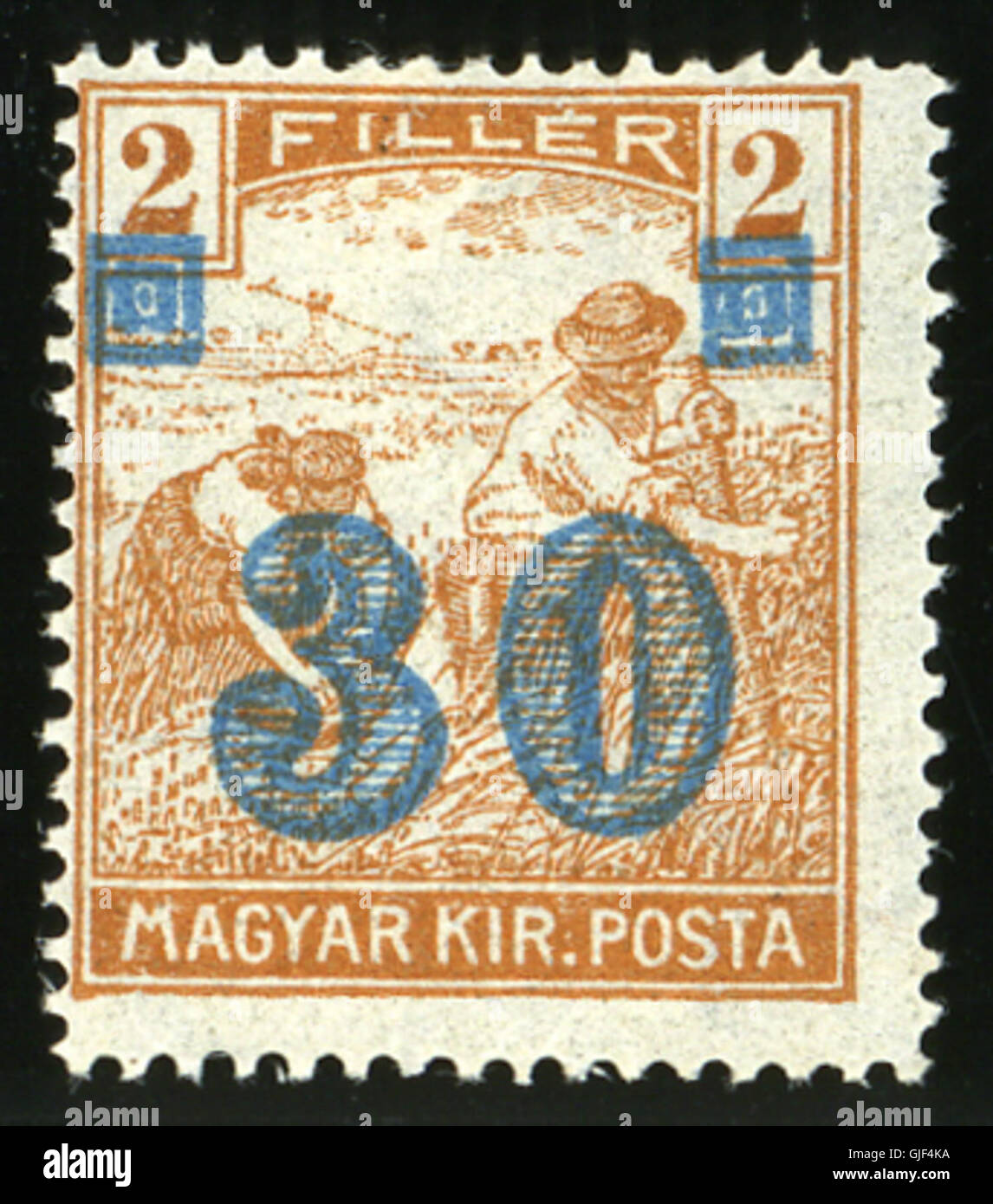 The 1919 Temesvar Occupation Roumaine 30fill r Stamp Was Issued During the-1919-temesvar-occupation-roumaine-30fill-r-stamp-was-issued-during