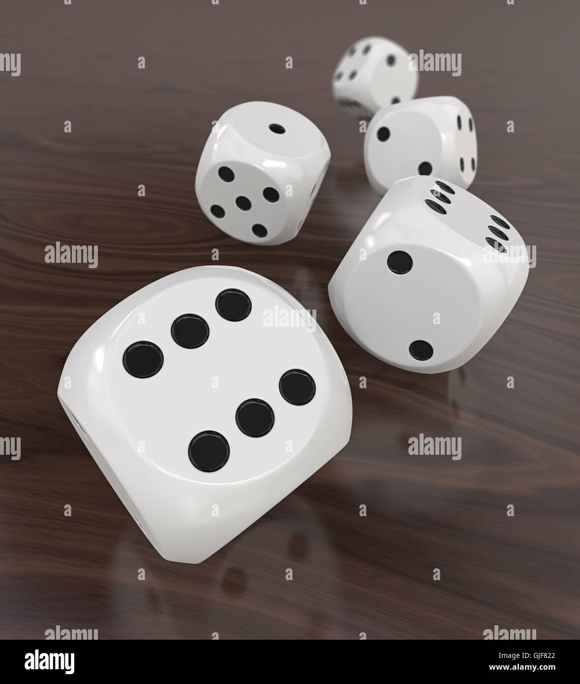 Dice rolling hi-res stock photography and images - Alamy