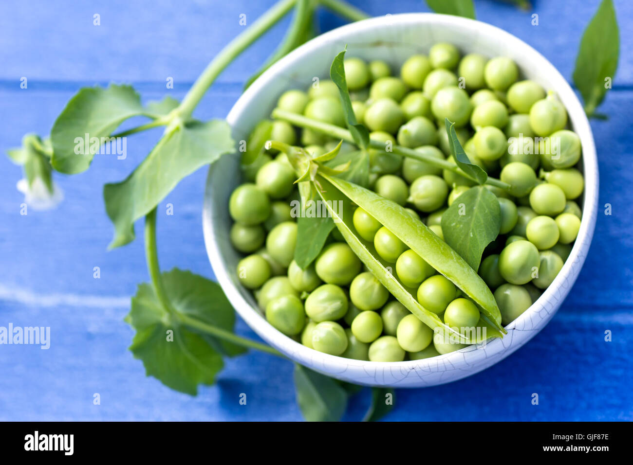 Bowl of green pea Stock Photo Alamy