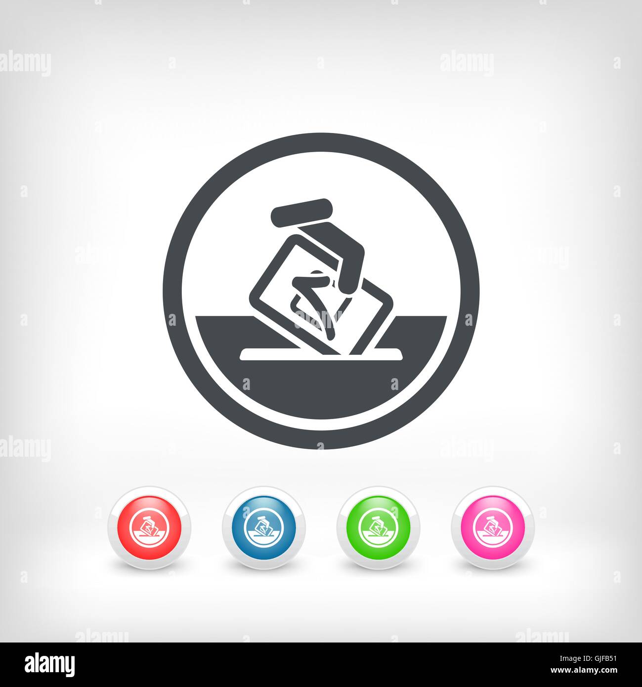 Vote symbol icon Stock Vector Image & Art - Alamy