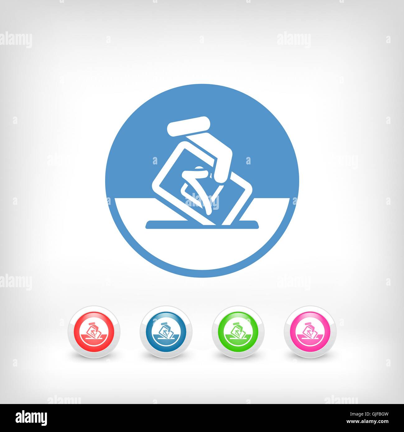 Vote symbol icon Stock Vector Image & Art - Alamy