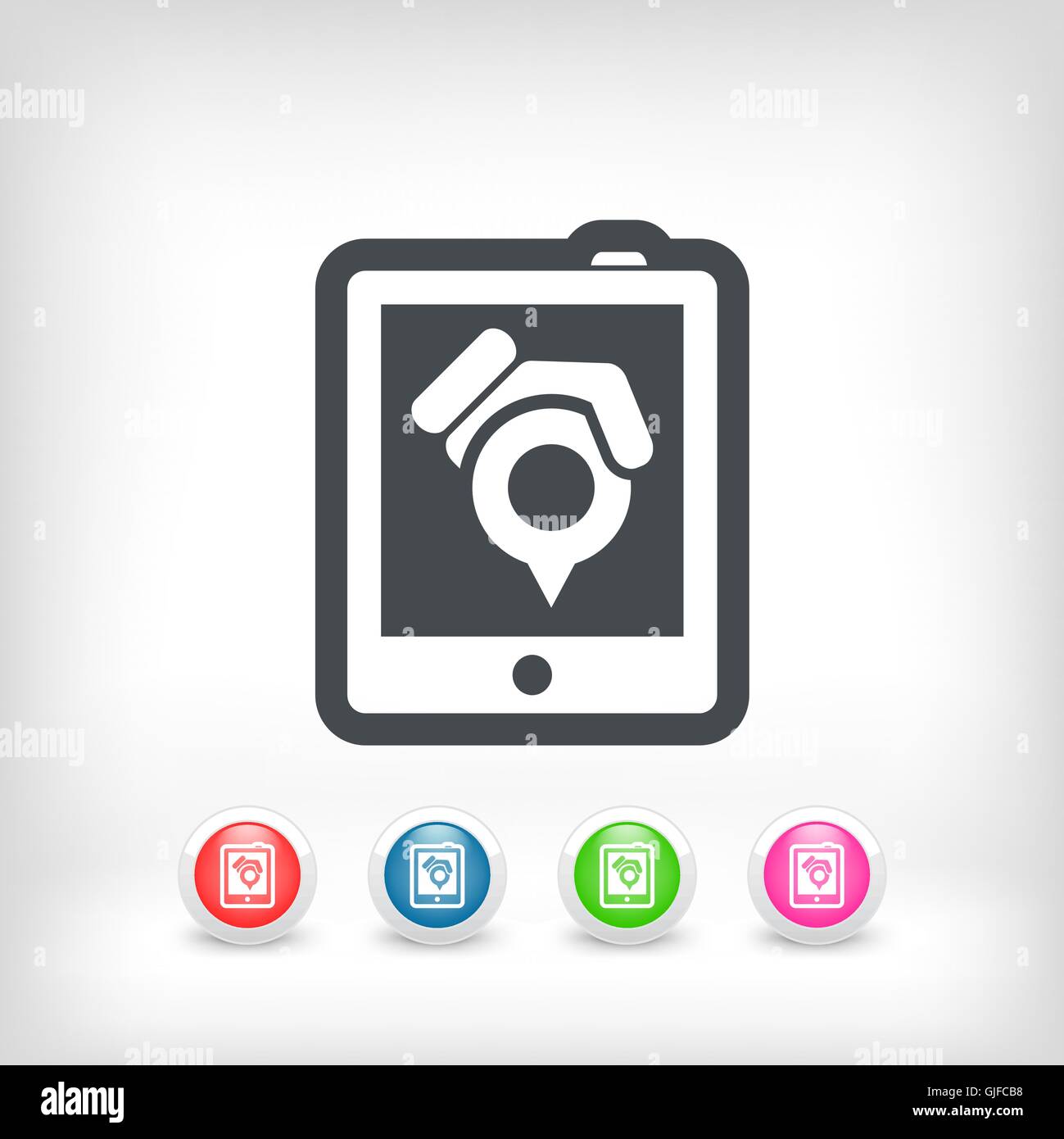 Map pointer icon Stock Vector Image & Art - Alamy