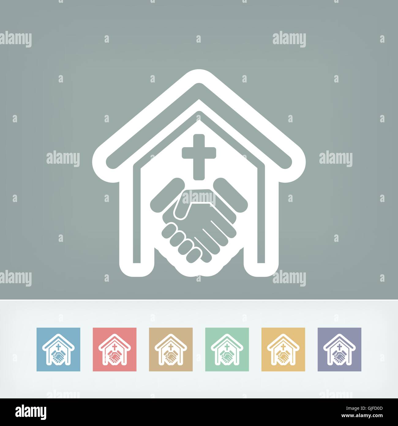 Religious relationship Stock Vector