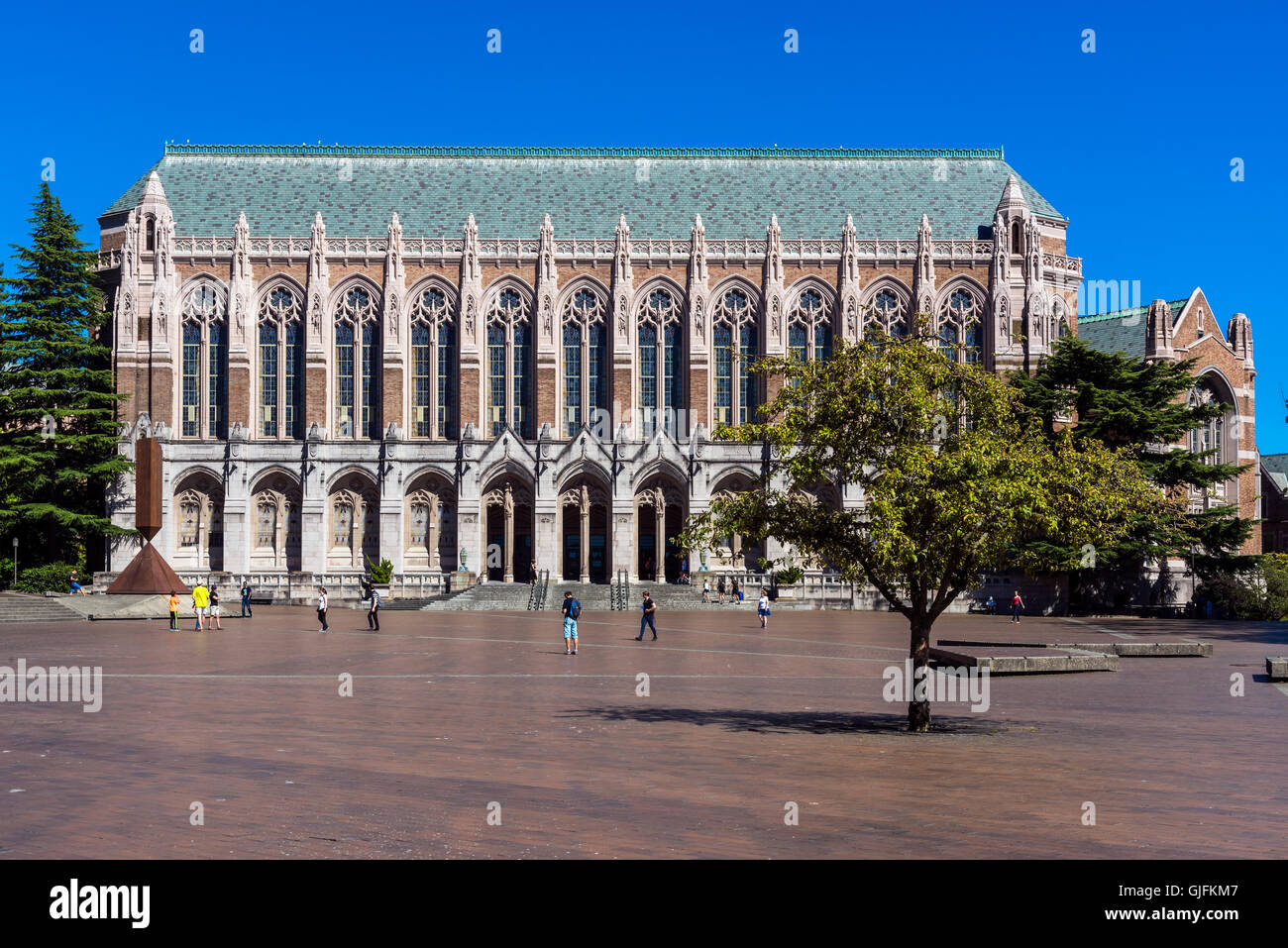 Suzzallo Library, University of Washington, Seattle, Washington, USA Stock Photo
