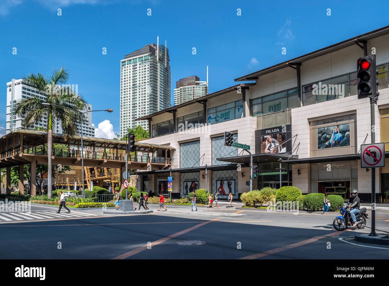 Greenbelt Shopping Mall at Makati in Metro Manila, Philippines Stock Photo