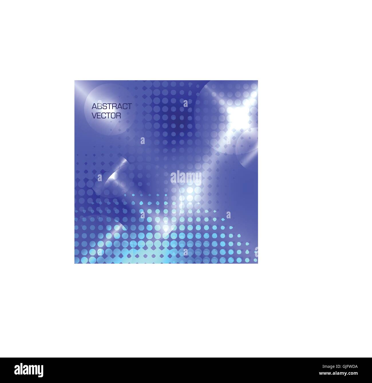 abstract futuristic blue vector background halftone shining circles ...