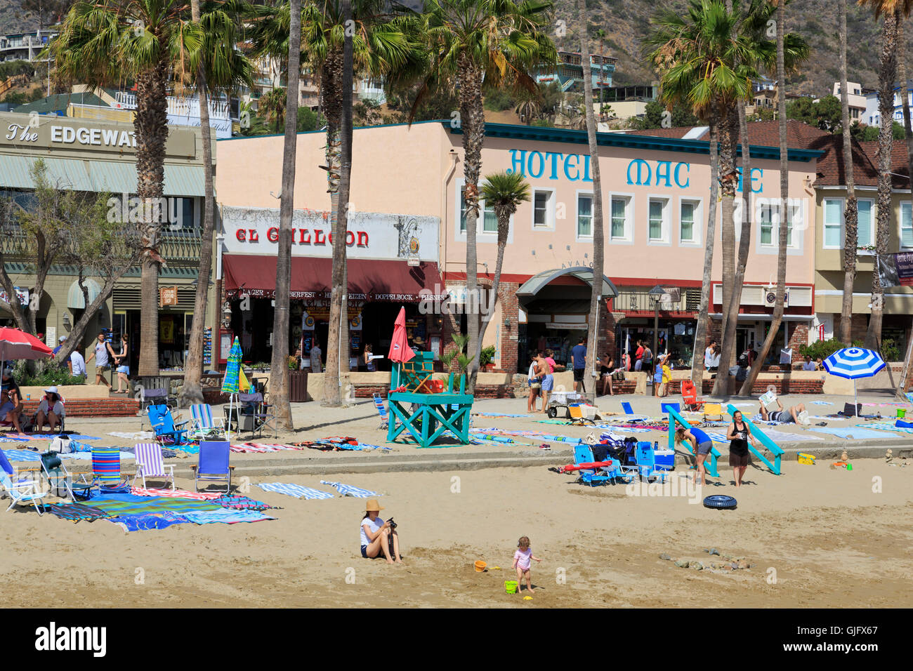 South Beach, Avalon City, Catalina Island, Orange County, California