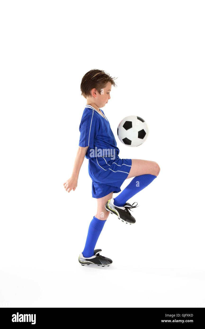 Soccer skills Stock Photo