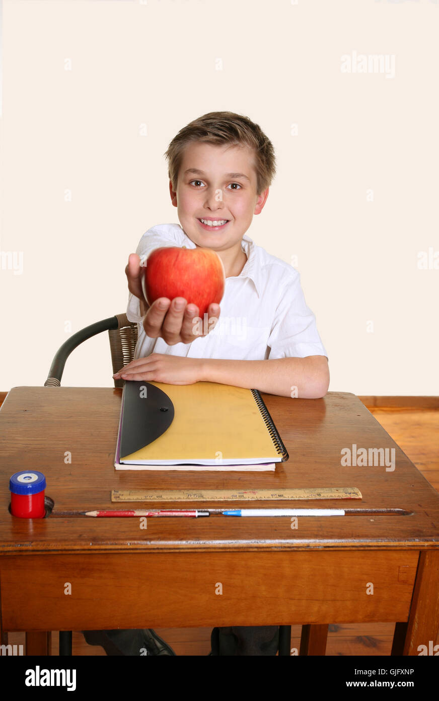 Apple for teacher Stock Photo Alamy
