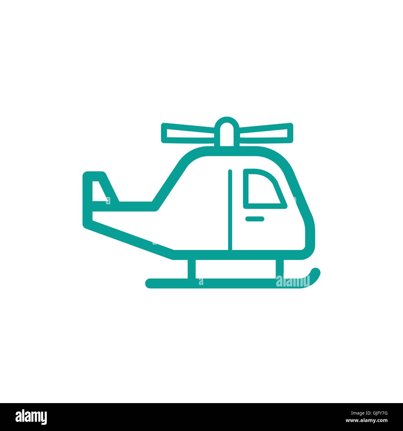 Helicopter icon hi-res stock photography and images - Alamy