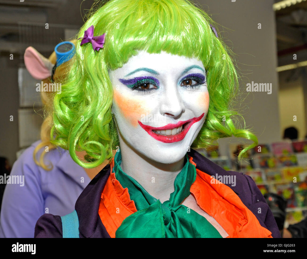 Penn Plaza, New York. April 3, 2016. This female Joker is all ...