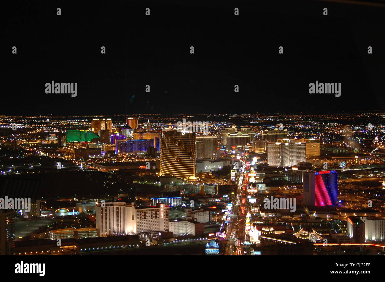 las vegas at night Stock Photo Alamy