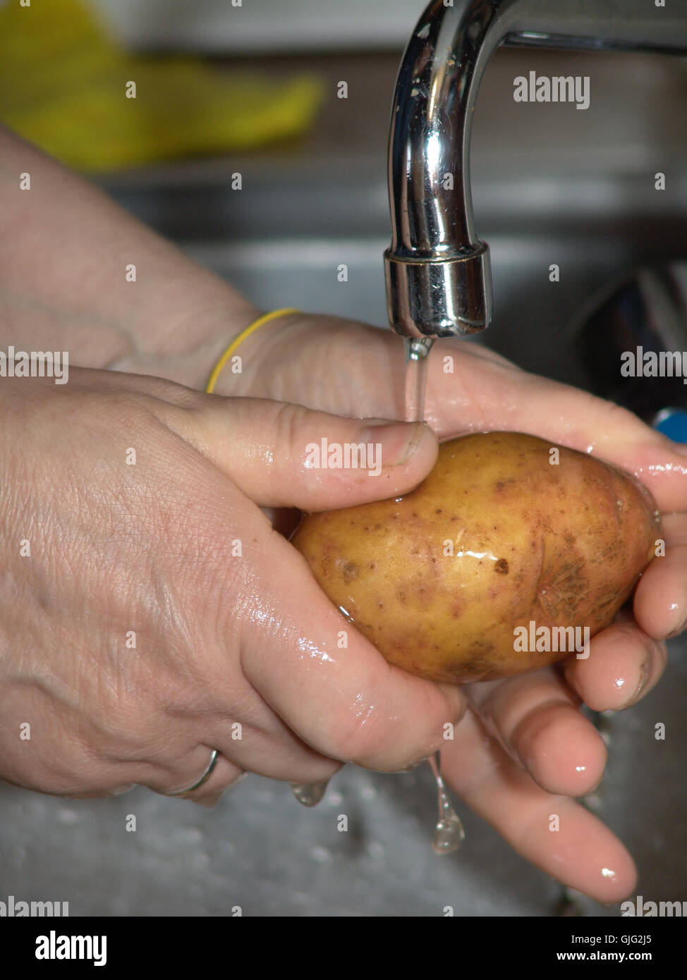 hand hands purify Stock Photo