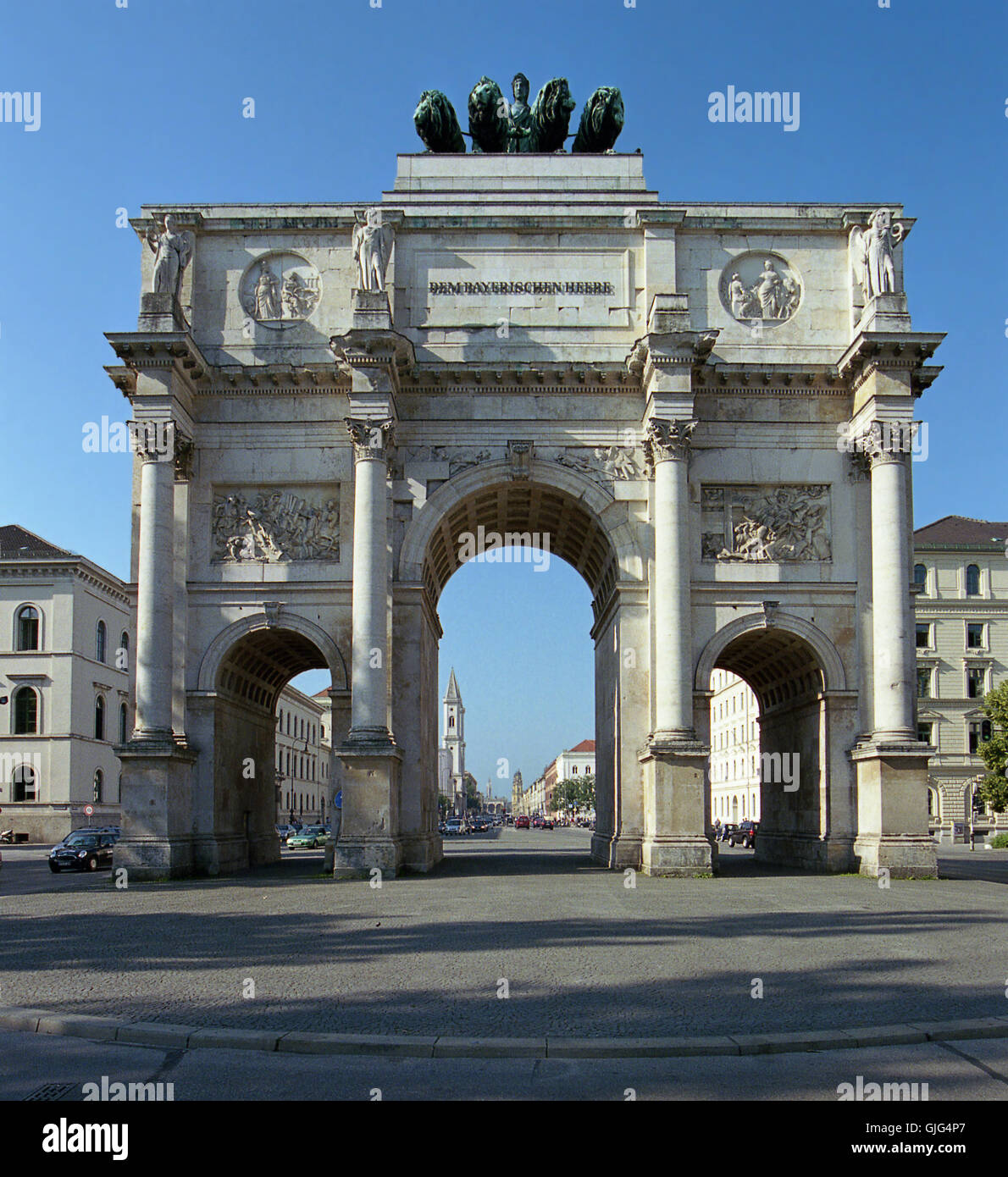 siegestor north i Stock Photo - Alamy
