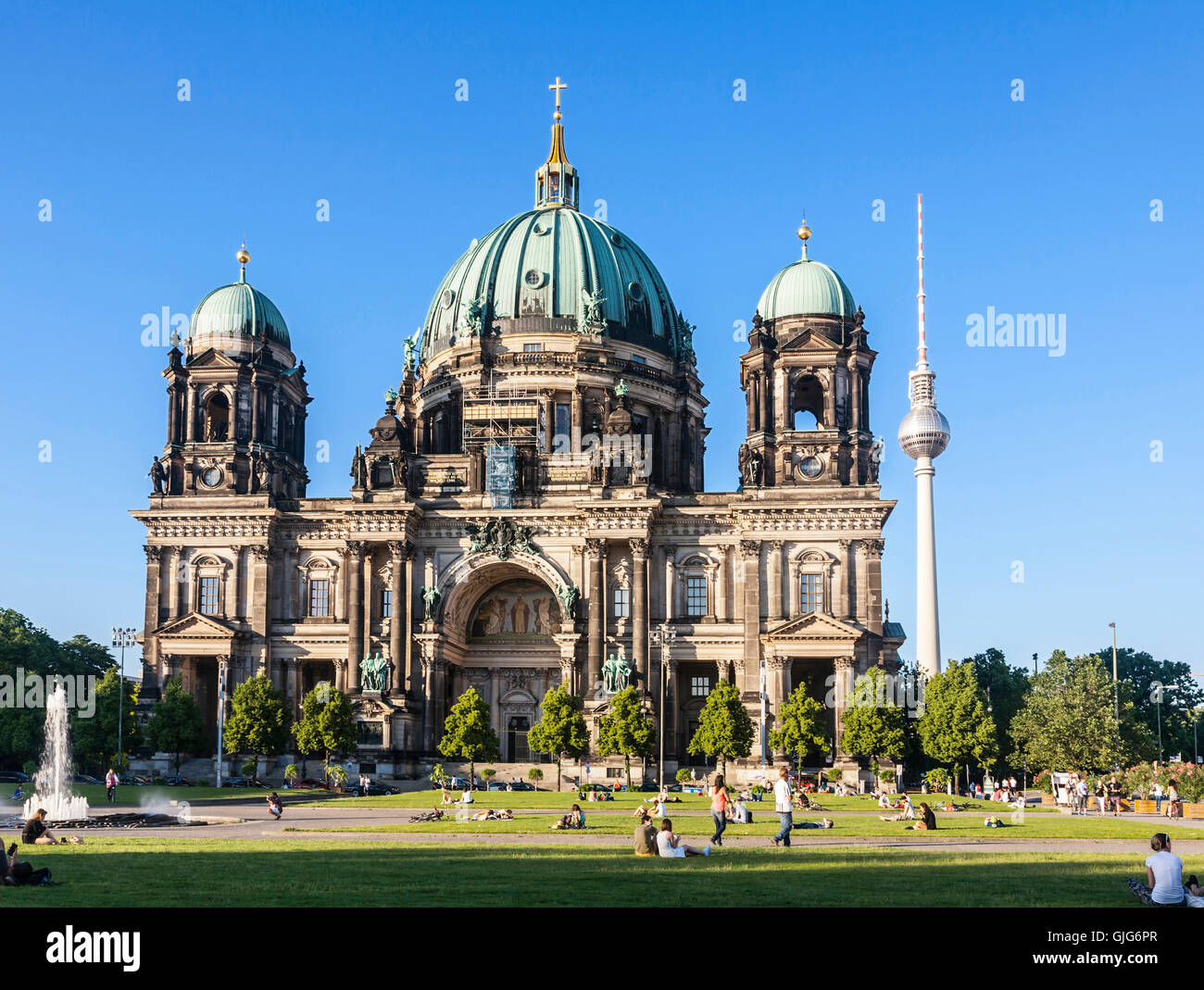 Berlin Cathedral, Mitte, Berlin, Germany. Stock Photo