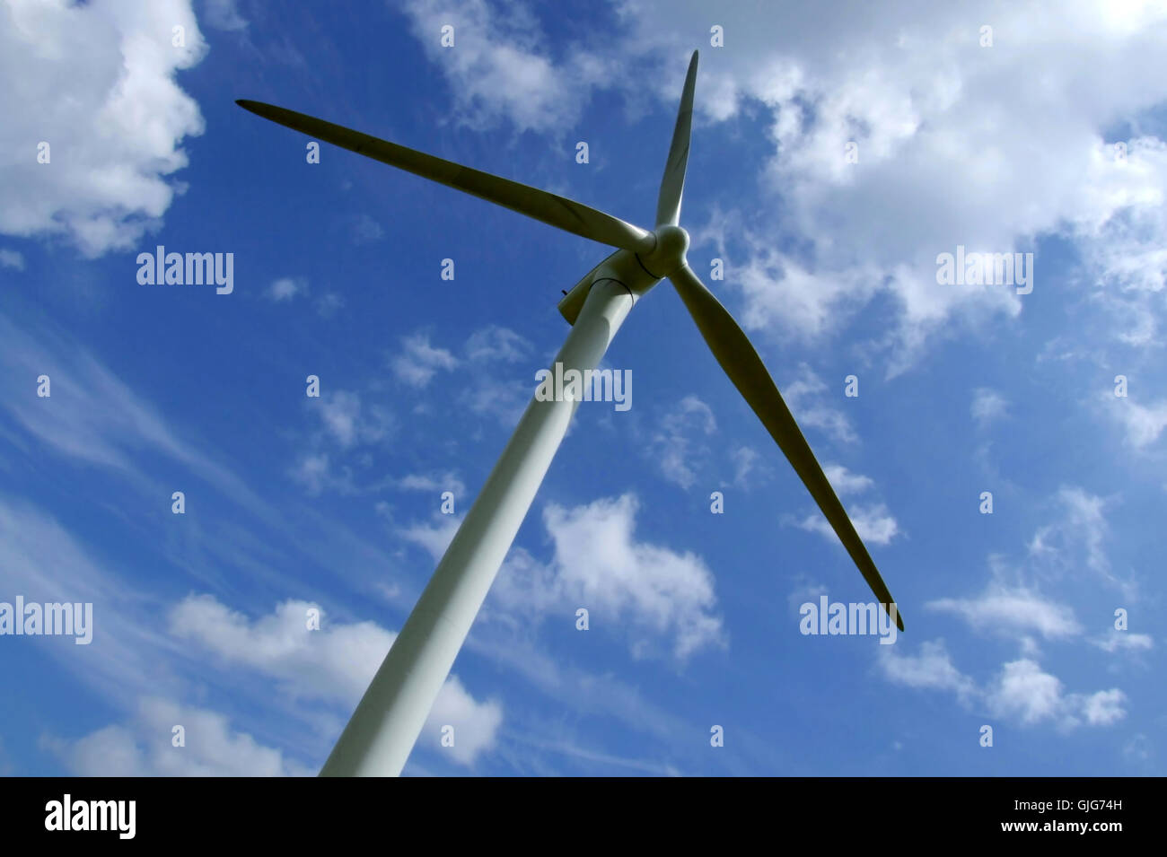 2 megawatt wind turbine Stock Photo