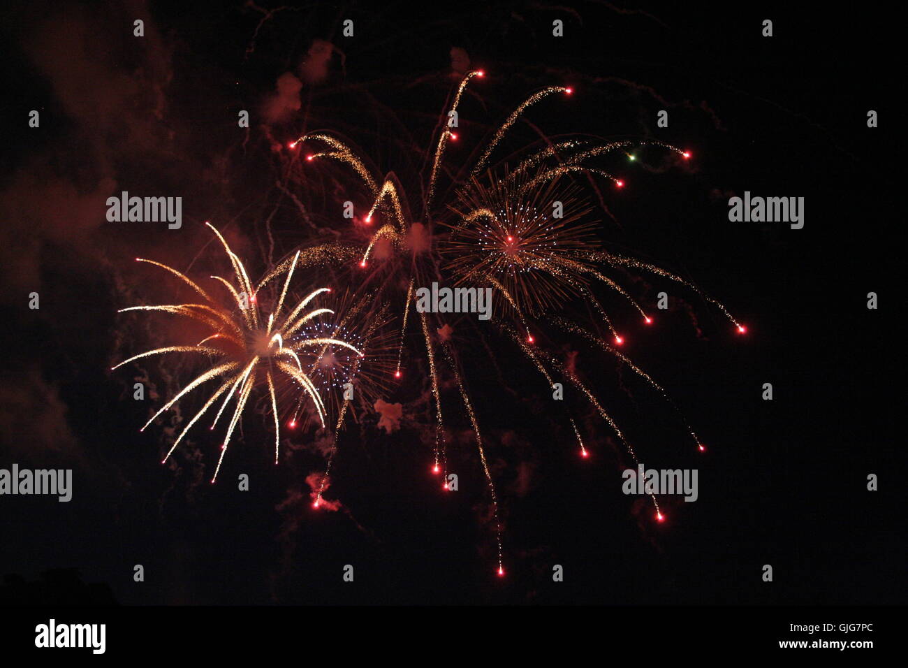 fireworks,schutzenfest hannover Stock Photo