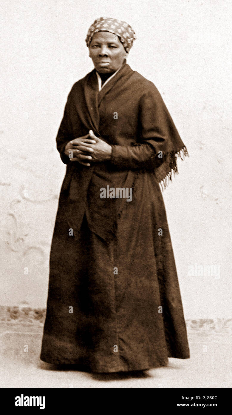 Harriet Tubman, American abolitionist, humanitarian and spy Stock Photo
