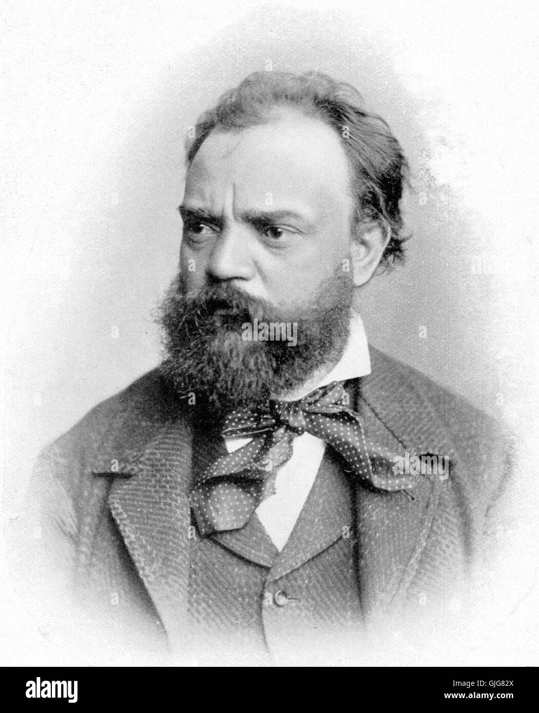 Antonín Leopold Dvořák, Czech composer. Stock Photo