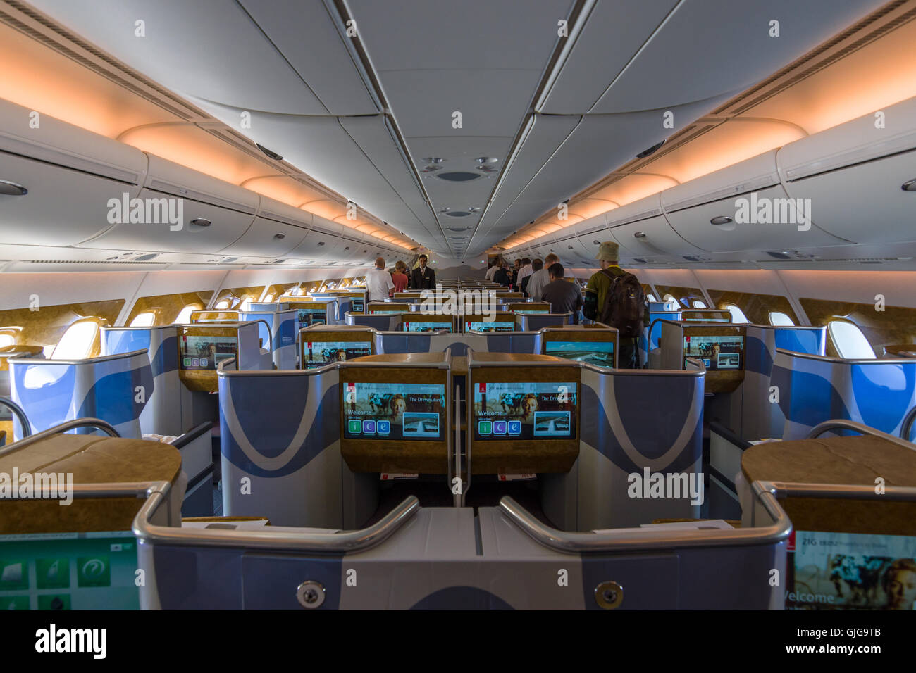 Interior Of Business Class Of The World S Largest Aircraft