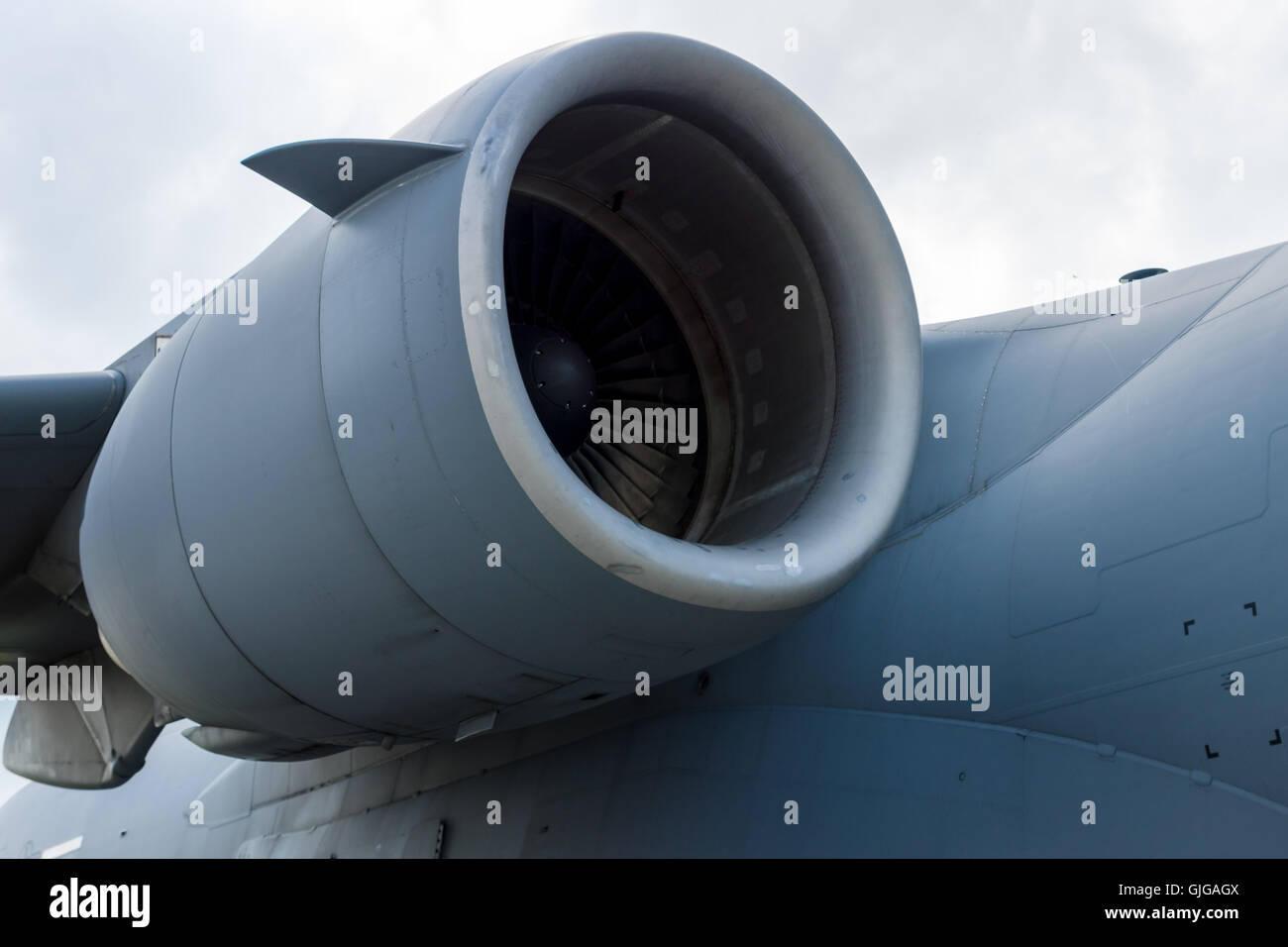 Turbofan Pratt & Whitney F117-PW-100 of the large military transport ...