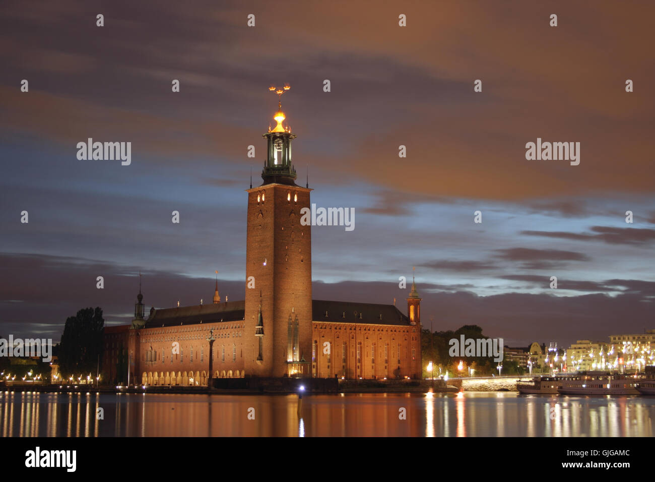 tower night nighttime Stock Photo - Alamy