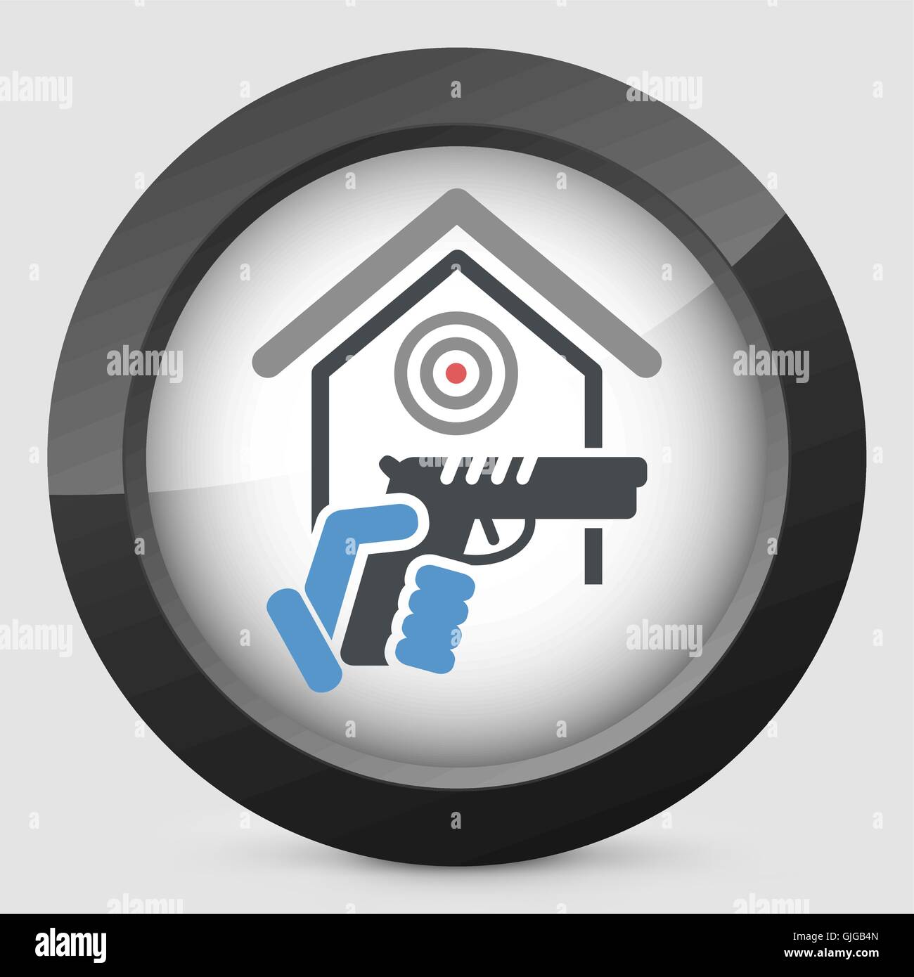 Hand firing hand gun Stock Vector Images - Alamy
