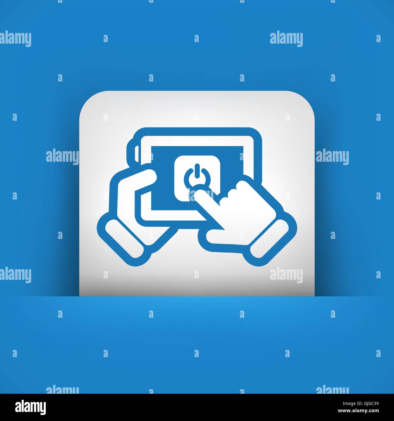 Mobile power switch Stock Vector Image & Art Alamy